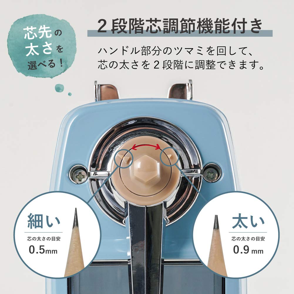 Carl Desktop Pencil Sharpener Angel 5 Royal 3 Cream Blue- Japan Figure Store - #1 Bring To You The Best Japanese Goods