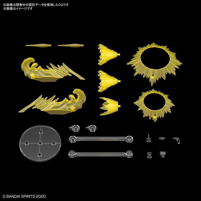 BANDAI 30Mm 1/144 Customize Effect Action Image Ver. Yellow Plastic Model- Japan Figure Store - #1 Bring To You The Best Japanese Goods