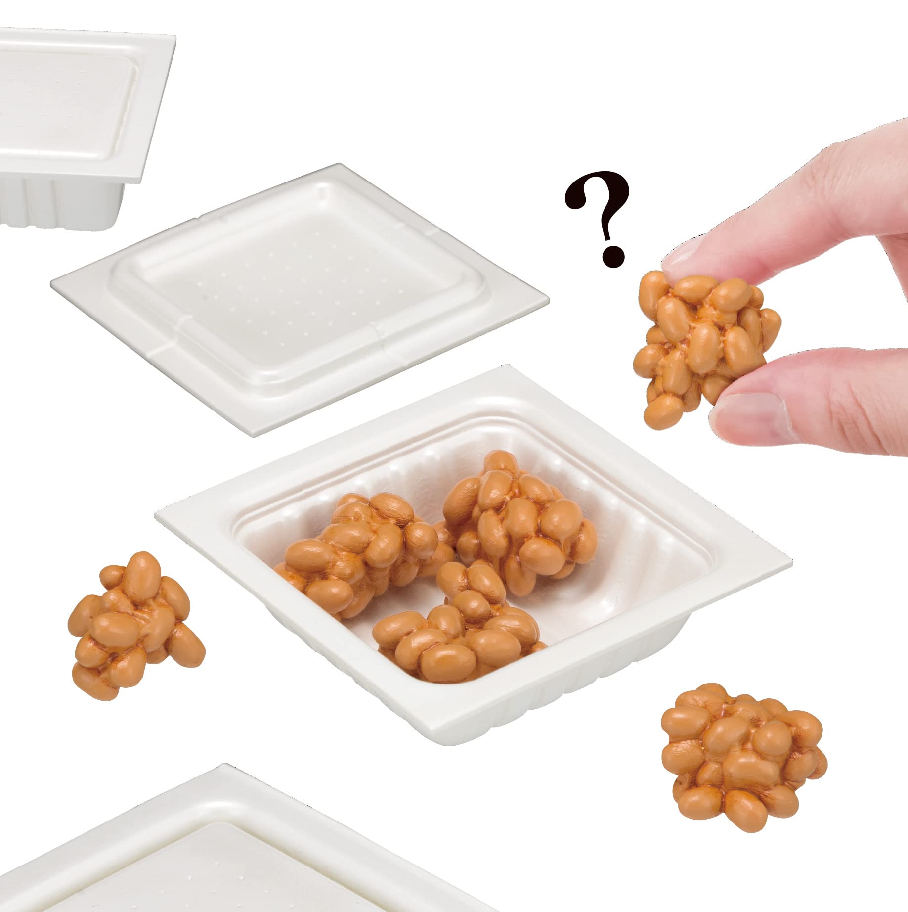 Megahouse Natto (Fermented Soybeans) Kaitai Puzzle Series Japanese Cuisine Puzzle- Japan Figure Store - #1 Bring To You The Best Japanese Goods
