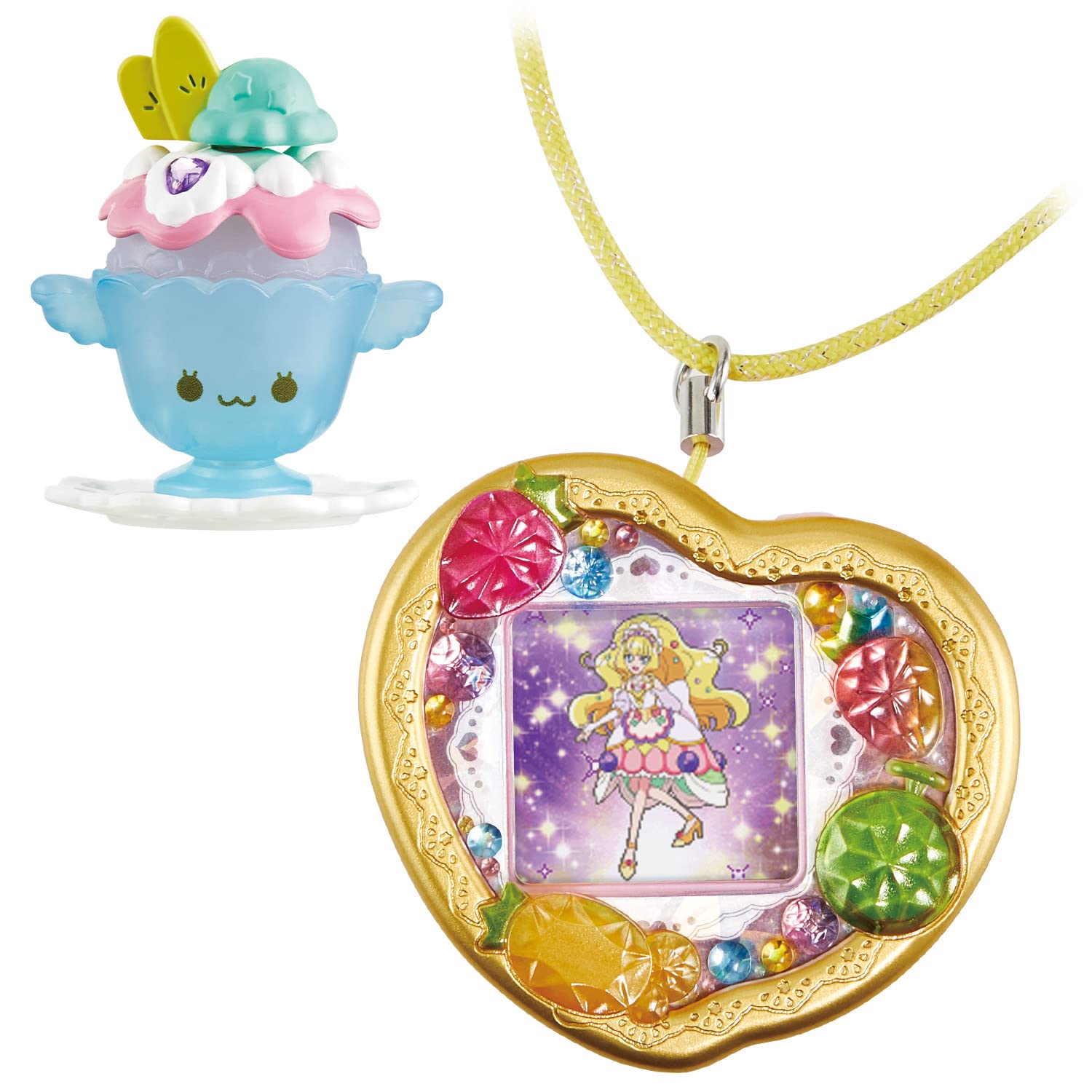 Delicious Party Pretty Cure Heart Cure Watch Heart Fruit Pendant Cover Special Set- Japan Figure Store - #1 Bring To You The Best Japanese Goods