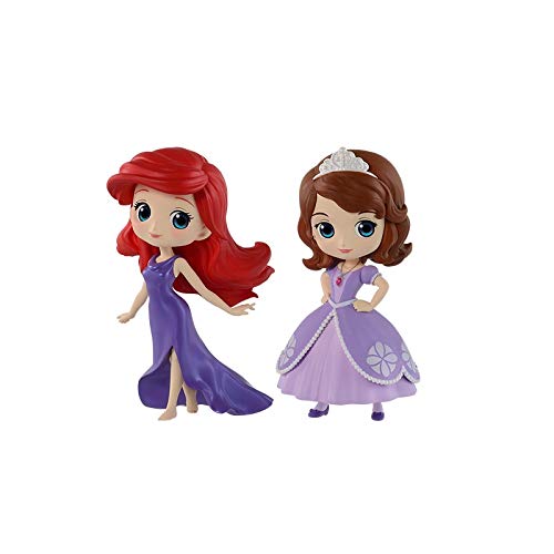 Banpresto Japan Q Posket Petit Disney Characters 2 Types Set: Ariel Sofia & Blue Fairy- Japan Figure Store - #1 Bring To You The Best Japanese Goods