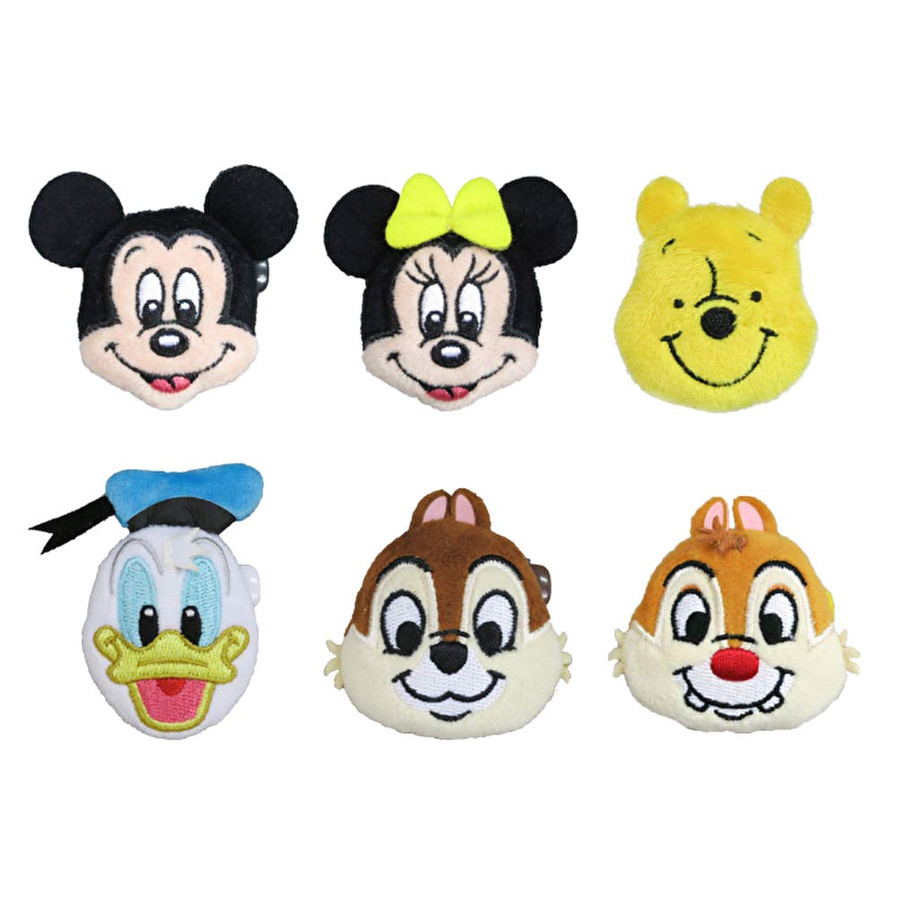 Sekiguchi Disney Chip Plush Mascot Badge - Cute and Collectible Toy- Japan Figure Store - #1 Bring To You The Best Japanese Goods