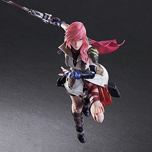 Dissidia Final Fantasy Play Arts Kai Lightning Figure- Japan Figure Store - #1 Bring To You The Best Japanese Goods