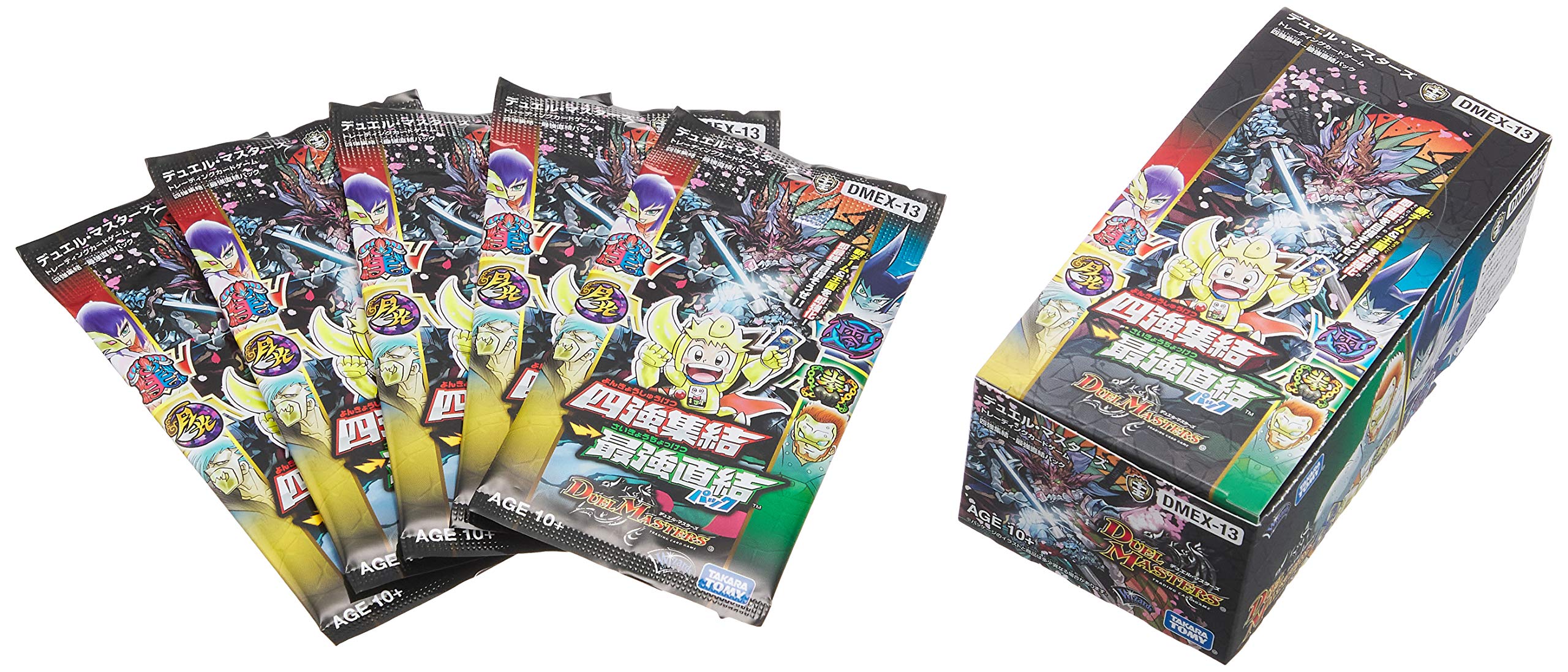Takara Tomy Duel MastersTcg Dmex-13 Four Strong Gathering Strongest Direct Pack Dp-Box - Card Games- Japan Figure Store - #1 Bring To You The Best Japanese Goods