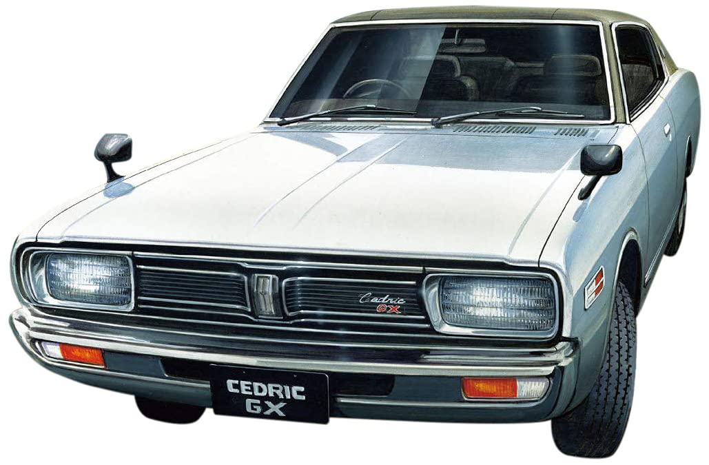 DOYUSHA 1/24 Scale Nissan Cedric Ht 2000 Gx 1971 Plastic Model- Japan Figure Store - #1 Bring To You The Best Japanese Goods