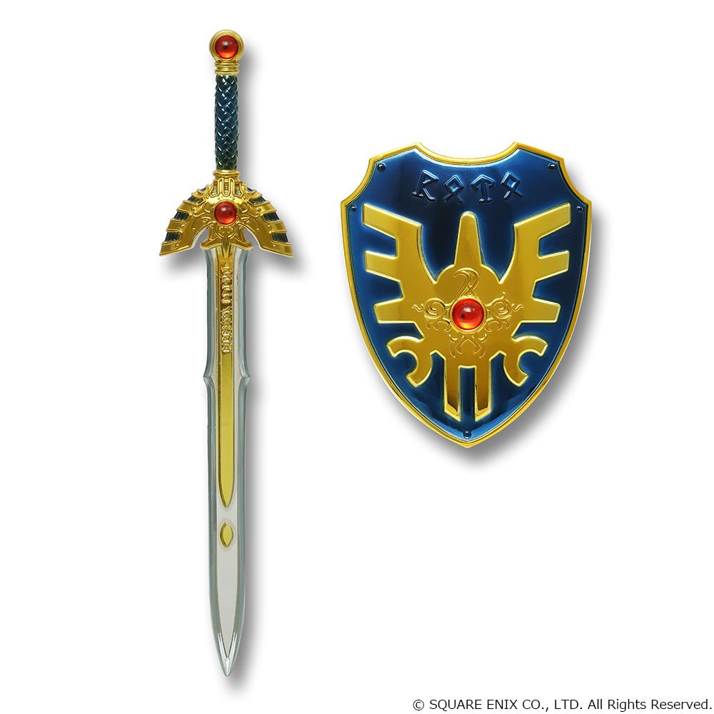 Dragon Quest Metallic Items Gallery Special Roto&S Sword Roto&S Shield- Japan Figure Store - #1 Bring To You The Best Japanese Goods