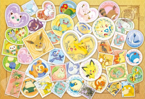 Ensky 108pc Pokemon Stamp Art Jigsaw Puzzle 26x38cm 108-L700- Japan Figure Store - #1 Bring To You The Best Japanese Goods