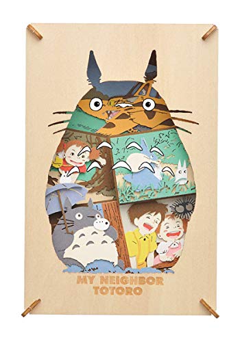 ENSKY Paper Theater Pt-Wl12 Wood Style Studio Ghibli My Neighbor Totoro- Japan Figure Store - #1 Bring To You The Best Japanese Goods