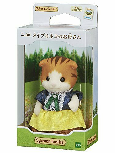Epoch Mother Of Sylvanian Families Dolls Maple Cat Two -98- Japan Figure Store - #1 Bring To You The Best Japanese Goods