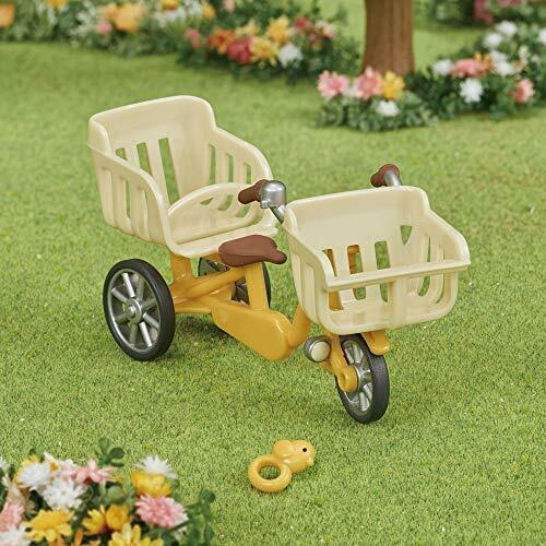 Epoch Sylvanian Families Furniture Three People Riding Bicycle- Japan Figure Store - #1 Bring To You The Best Japanese Goods