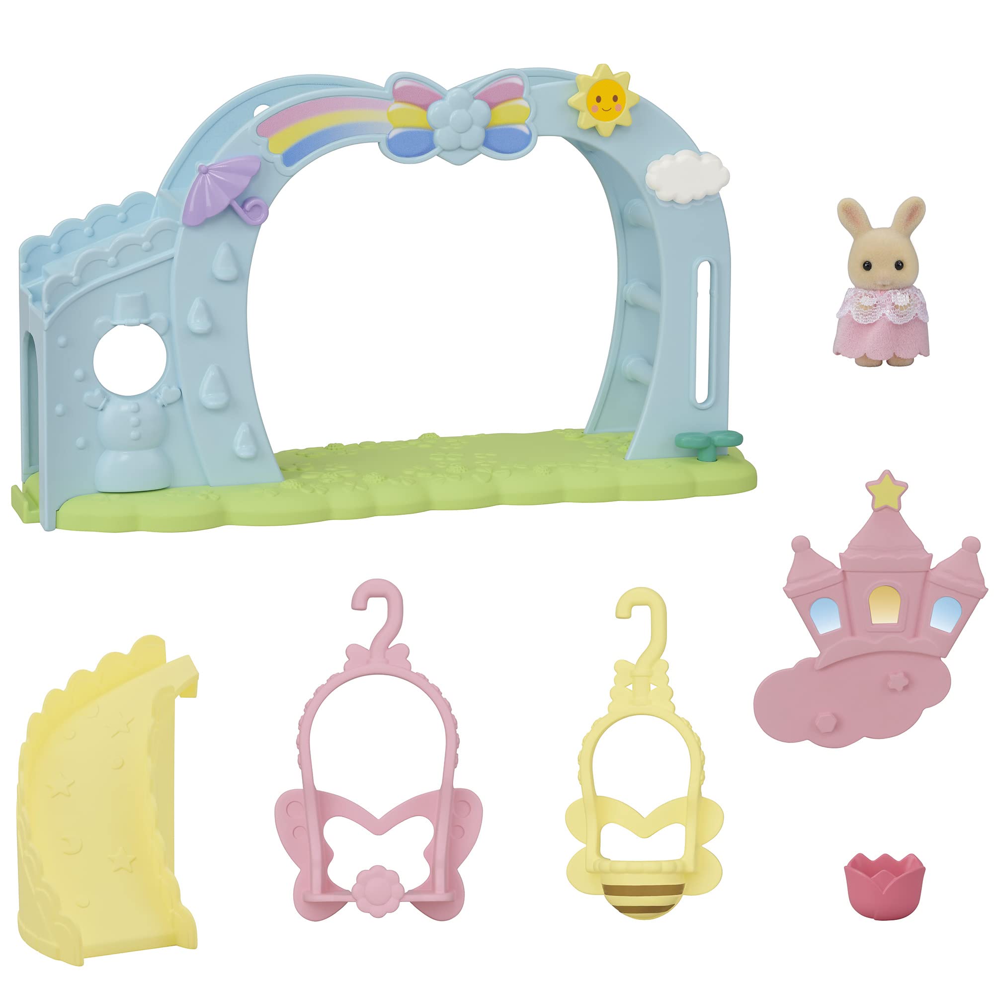 Epoch Sylvanian Families Playset S-71 St Mark Certified Ages 3+ Dollhouse Swing Set- Japan Figure Store - #1 Bring To You The Best Japanese Goods