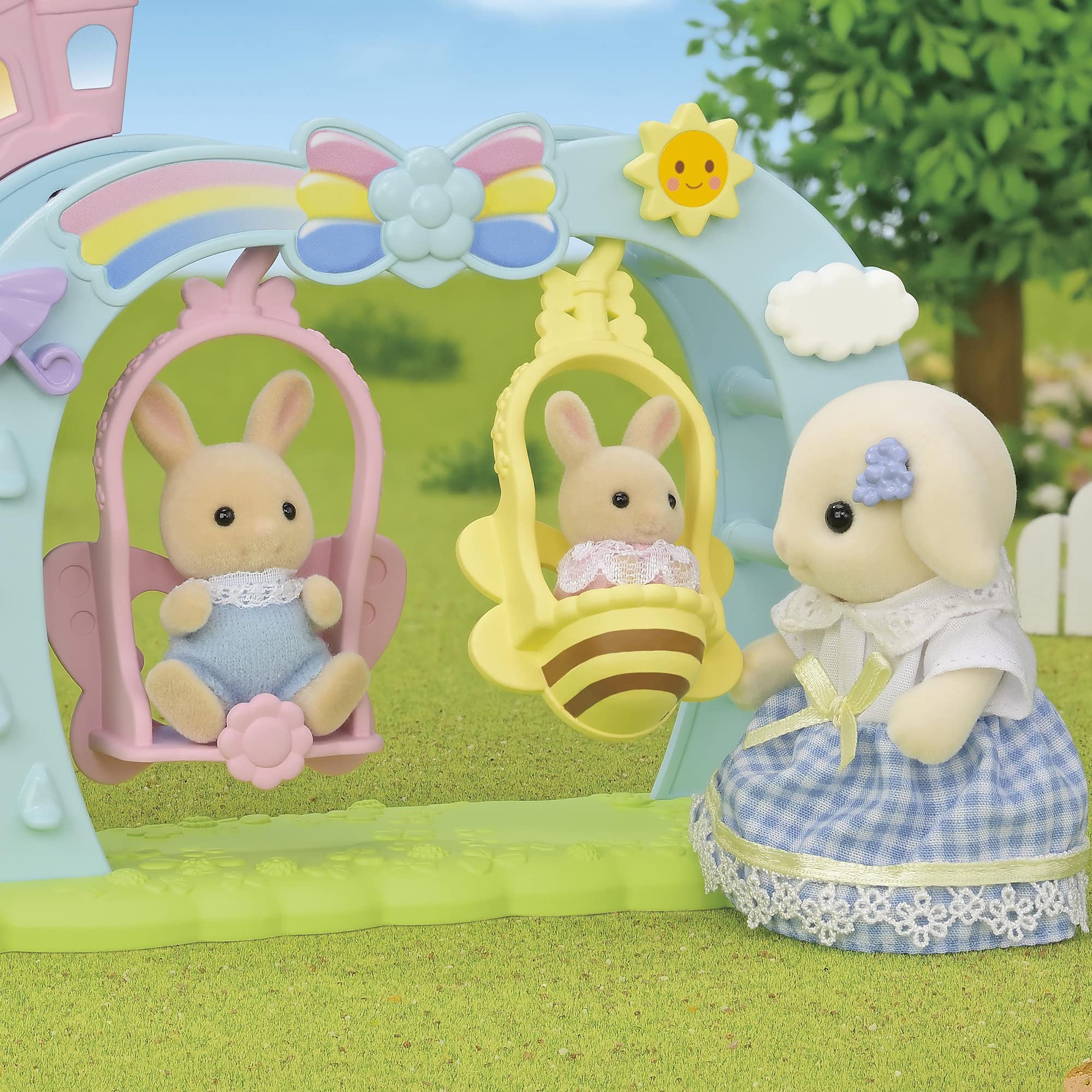 Epoch Sylvanian Families Playset S-71 St Mark Certified Ages 3+ Dollhouse Swing Set- Japan Figure Store - #1 Bring To You The Best Japanese Goods