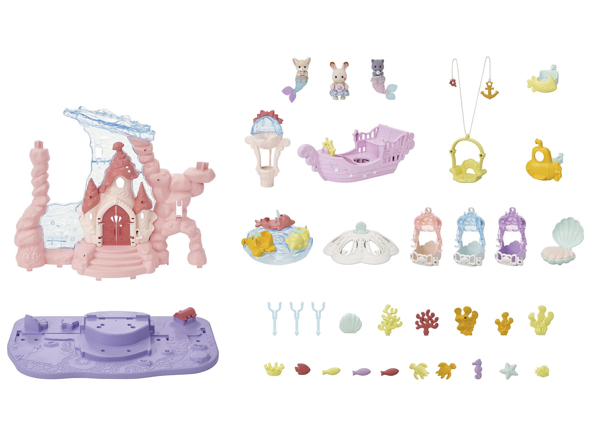 Epoch Sylvanian Families Yuenchi Yumeiro Mermaid Castle- Japan Figure Store - #1 Bring To You The Best Japanese Goods