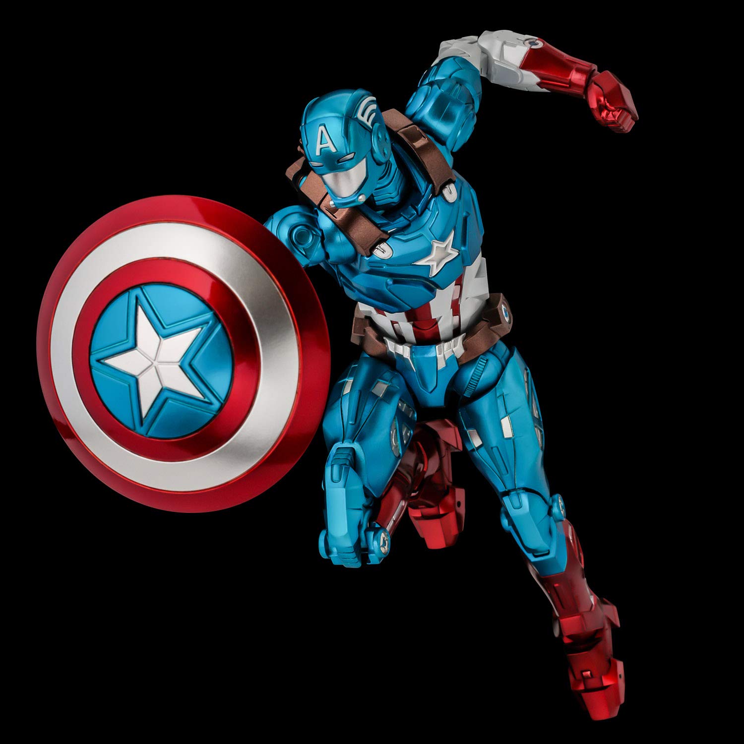Fighting Armor Captain America (Resale) Non-Scale Abs Die-Cast Painted Finished Product Action Figure- Japan Figure Store - #1 Bring To You The Best Japanese Goods