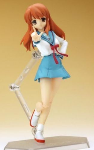 Figma 006 The Melancholy Of Suzumiya Haruhi Mikuru Asahina School Uniform Ver.- Japan Figure Store - #1 Bring To You The Best Japanese Goods