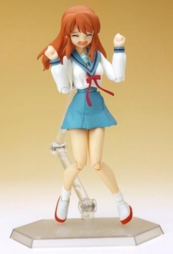 Figma 006 The Melancholy Of Suzumiya Haruhi Mikuru Asahina School Uniform Ver.- Japan Figure Store - #1 Bring To You The Best Japanese Goods