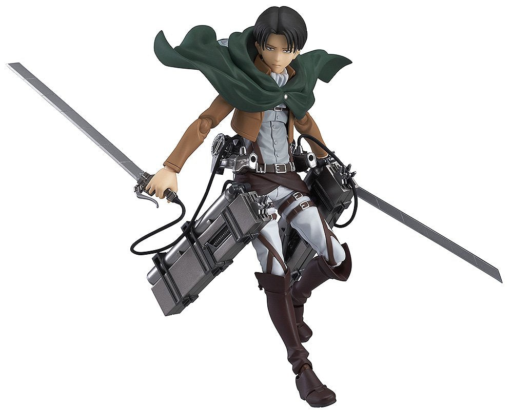 Max Factory Figma Attack On Titan Levi 200304 Non-scale Abs & Pvc Pre-painted Movable Figure- Japan Figure Store - #1 Bring To You The Best Japanese Goods