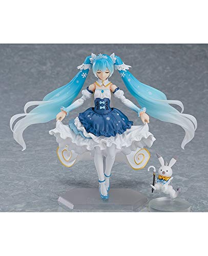 Good Smile Company Figma Snow Miku Snow Princess Ver. (Limited Japan Wonder Festival 2019 Winter Online Shop Sapporo Snow Festival)- Japan Figure Store - #1 Bring To You The Best Japanese Goods