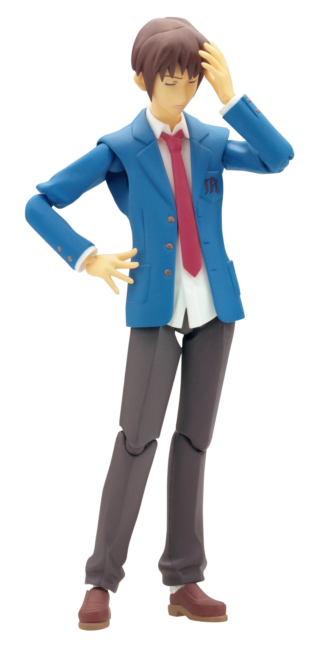 Max Factory Figma Haruhi Suzumiya Kyon Uniform Ver The Melancholy Series- Japan Figure Store - #1 Bring To You The Best Japanese Goods