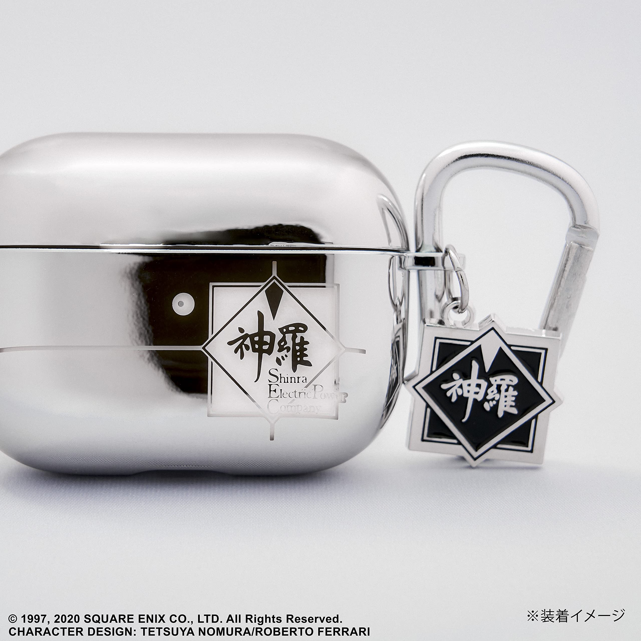 Square Enix FFVII Remake Earphone Case Cover Shinra Co.- Japan Figure Store - #1 Bring To You The Best Japanese Goods