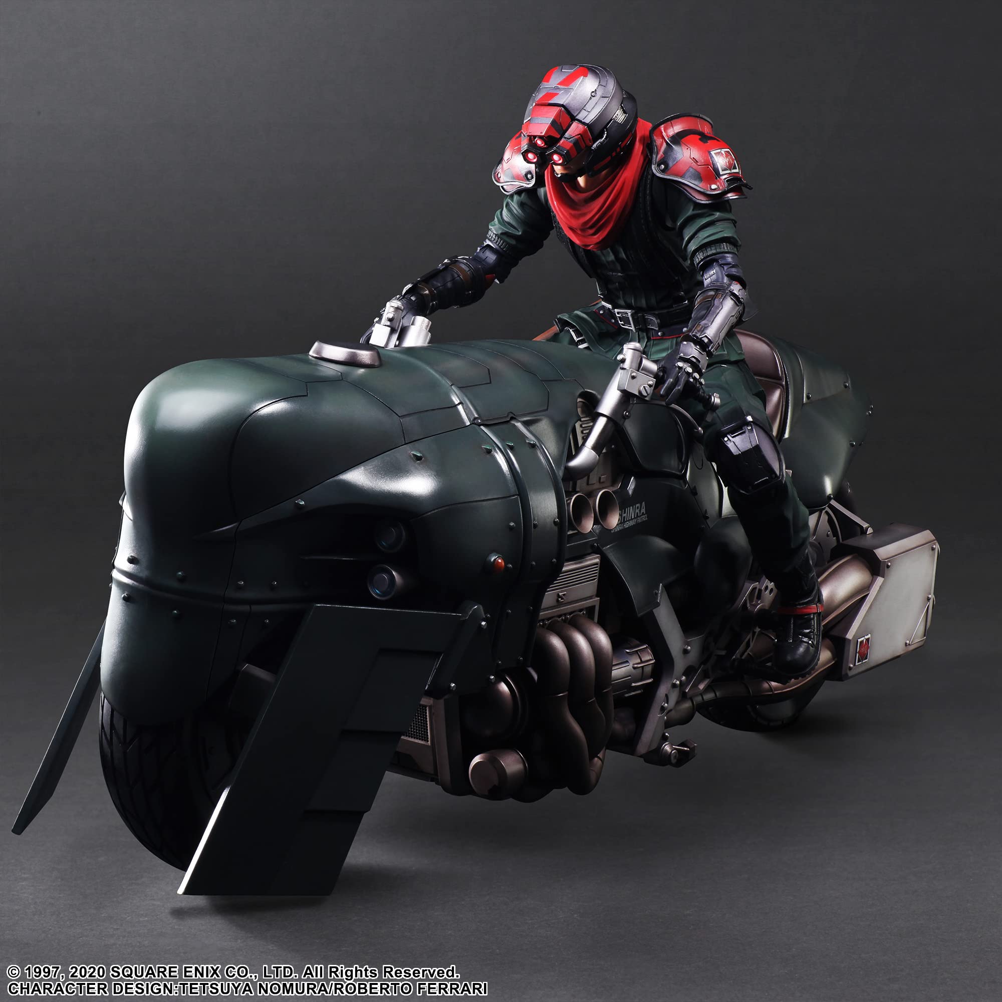 Square Enix Final Fantasy VII Remake Kai Advanced Motorcycle Guard & Bike Set Japan Toy Figure- Japan Figure Store - #1 Bring To You The Best Japanese Goods