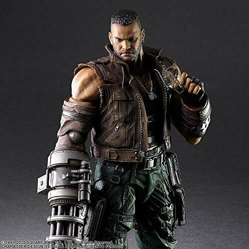 Final Fantasy Vii Remake Play Arts Kai Barret Wallace Version 2 Figure- Japan Figure Store - #1 Bring To You The Best Japanese Goods
