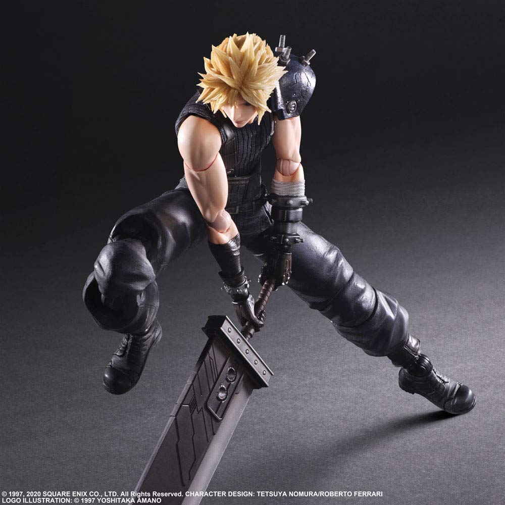 SQUARE ENIX Play Arts Kai Cloud Strife Ver. 2 Figure Final Fantasy Vii Remake- Japan Figure Store - #1 Bring To You The Best Japanese Goods