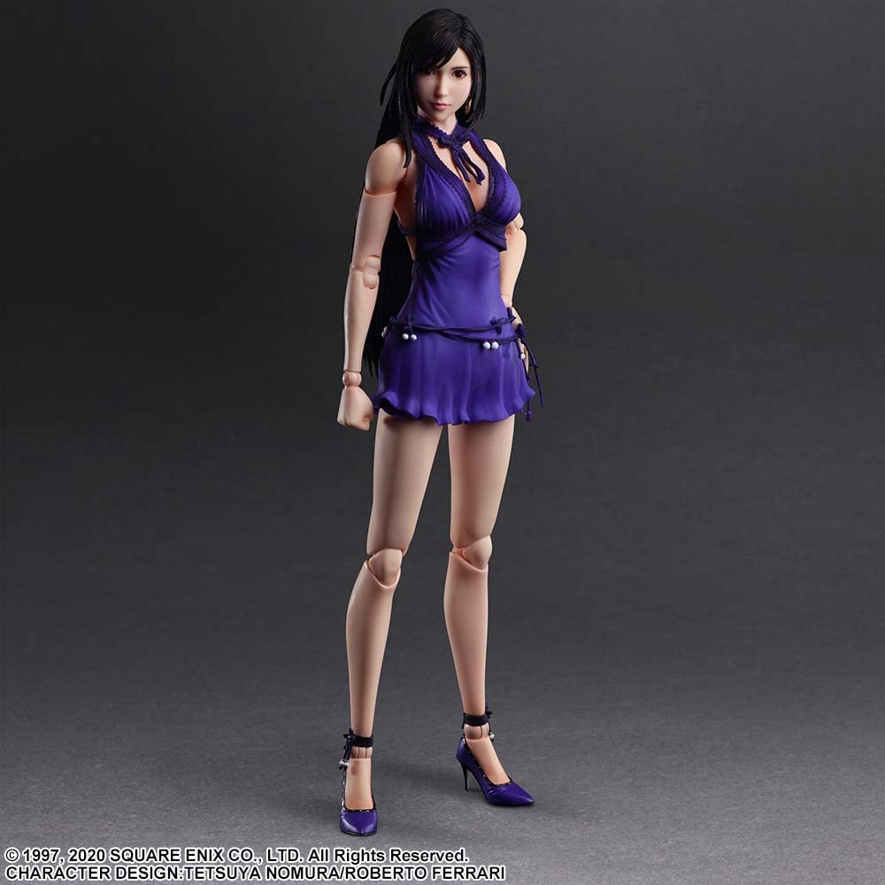 SQUARE ENIX Play Arts Kai Tifa Lockhart Dress Ver. Figure Final Fantasy Vii Remake- Japan Figure Store - #1 Bring To You The Best Japanese Goods