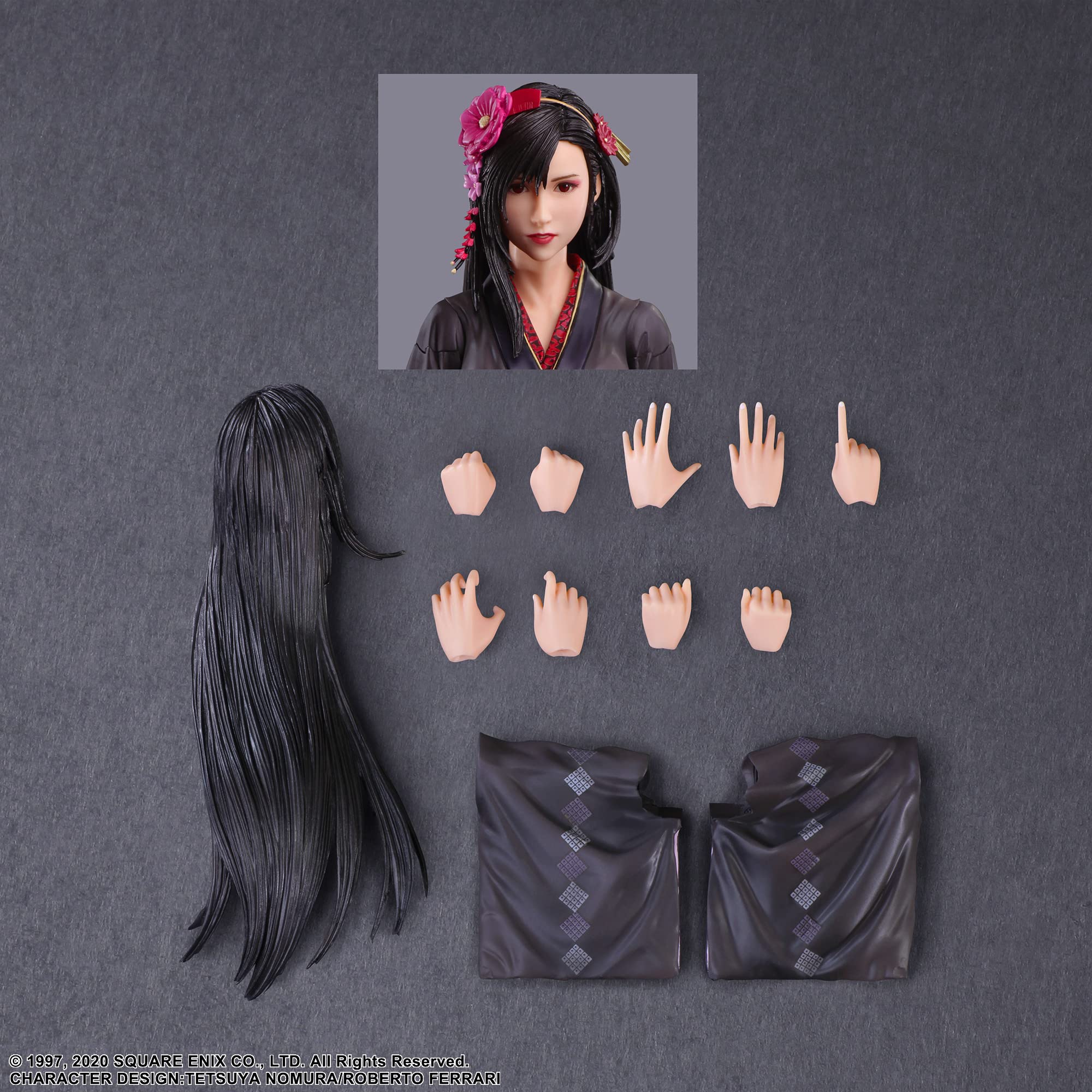 Final Fantasy Vii Remake Play Arts Kai Tifa Lockhart Exotic Dress Ver. Pvc Pre-Painted Action Figure- Japan Figure Store - #1 Bring To You The Best Japanese Goods