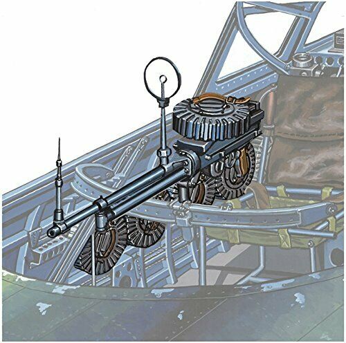 Fine Molds Na11 1/72 Type 92 7.7mm Machine Gun Lewis Gun Plastic Model Kit - Japan Figure