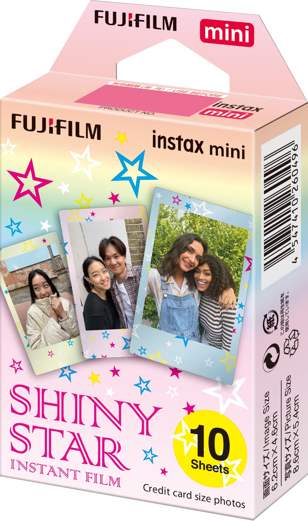 Instax Mini Star Ww1 Instant Camera Cheki Film 10 Sheets (Shiny Star).- Japan Figure Store - #1 Bring To You The Best Japanese Goods
