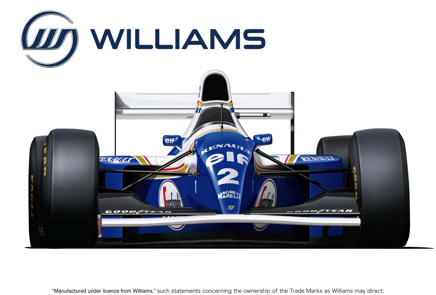 FUJIMI Gp14 090580 F1 Williams Fw16 San Marino Gp 1994 1/20 Scale Kit- Japan Figure Store - #1 Bring To You The Best Japanese Goods
