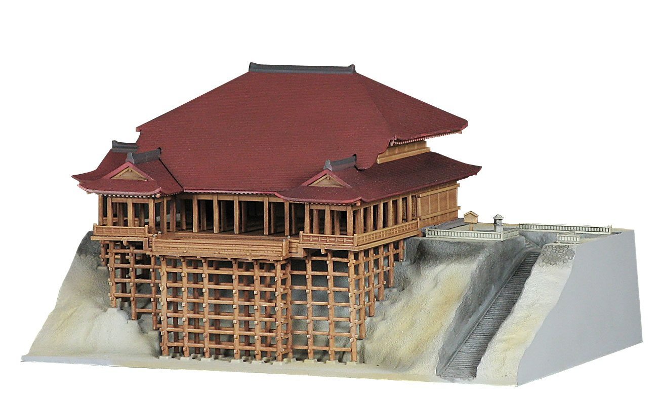 FUJIMI Tatemono-11 Kyoto Kiyomizu Temple 1/400 Scale Kit- Japan Figure Store - #1 Bring To You The Best Japanese Goods