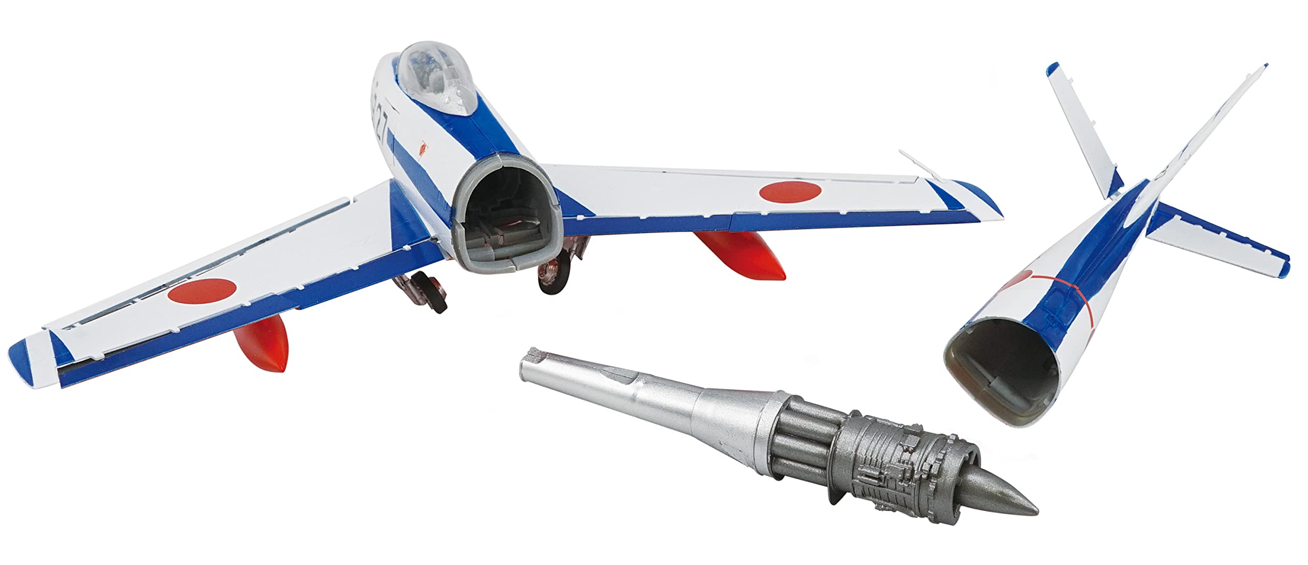 F-TOYS 1/72 Full Action Vol.7 F-86 Blue Impulse Pre-Painted Assembly Kit 5Pack Box- Japan Figure Store - #1 Bring To You The Best Japanese Goods