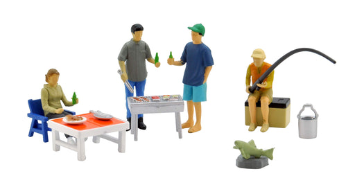 Tomytec Geocolle 64 1/64# Car Snap 06A BBQ Doll/Accessories Set Painted Assembled ABS/PVC - 313991- Japan Figure Store - #1 Bring To You The Best Japanese Goods