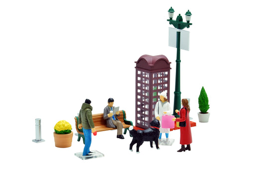 Tomytec Geocolle 64 1/64 Car Snap Holiday Street ABS/PVC Doll Set 319061- Japan Figure Store - #1 Bring To You The Best Japanese Goods