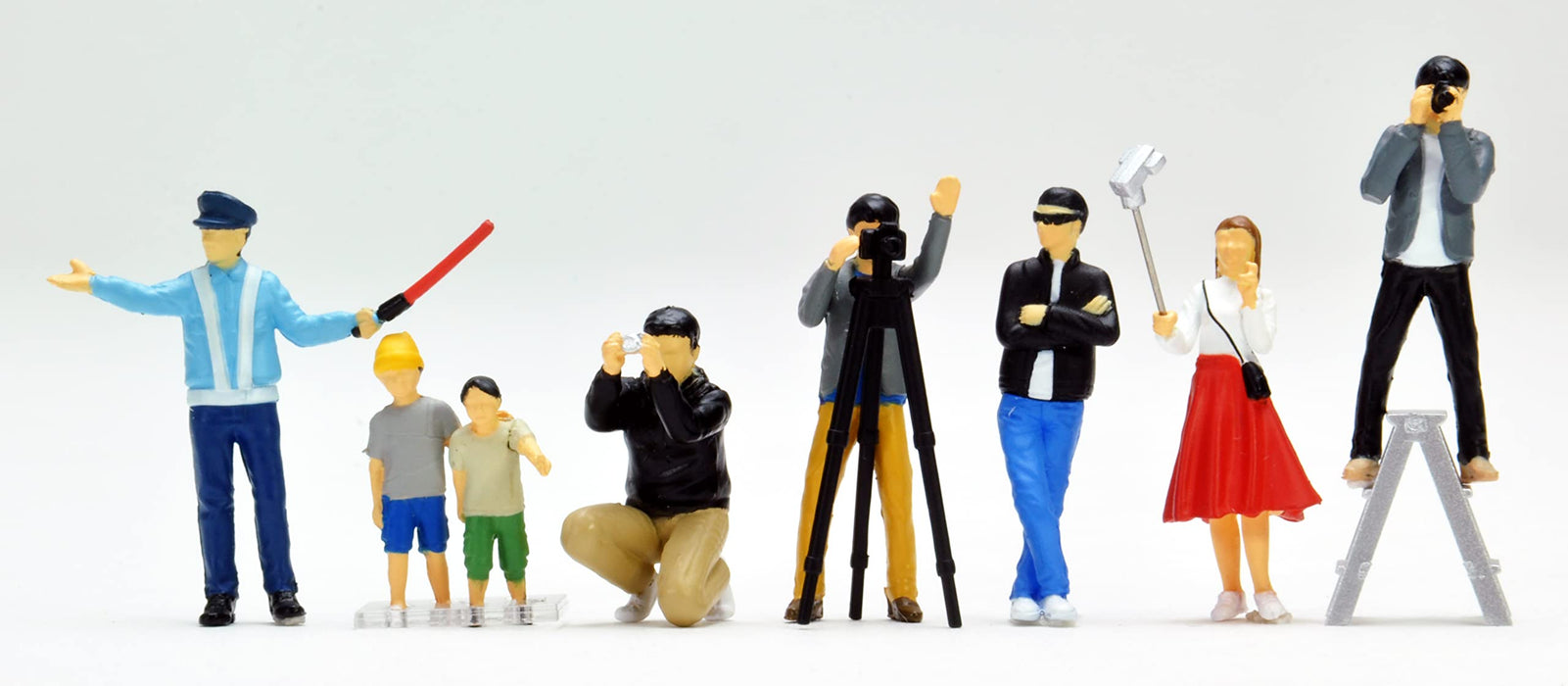 Tomytec Geocolle 64 1/64 Car Snap 10A Event Doll Set Partially Assembled Accessories 312307- Japan Figure Store - #1 Bring To You The Best Japanese Goods