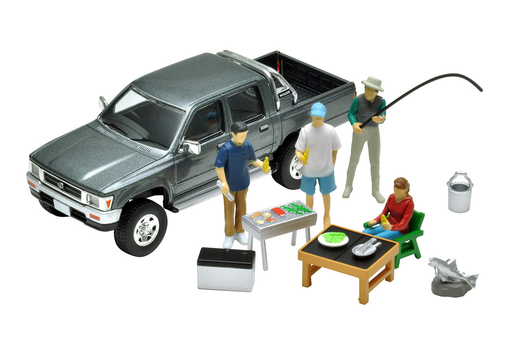 Tomytec Geocolle 64 Car Snap 14A BBQ2 Hilux Assembled Minicar Set with Doll Accessories- Japan Figure Store - #1 Bring To You The Best Japanese Goods
