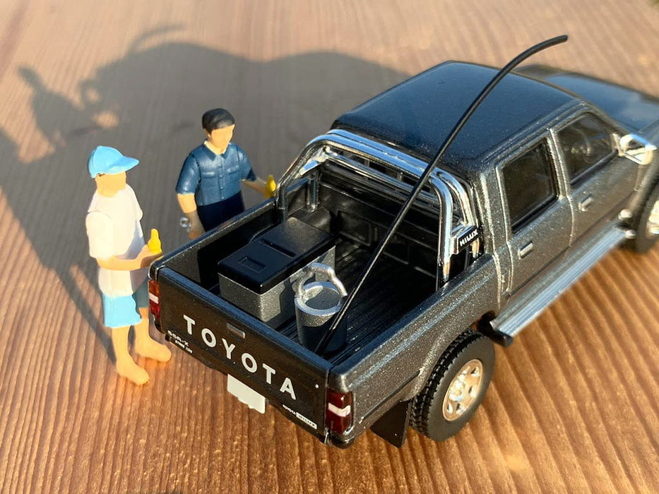 Tomytec Geocolle 64 Car Snap 14A BBQ2 Hilux Assembled Minicar Set with Doll Accessories- Japan Figure Store - #1 Bring To You The Best Japanese Goods
