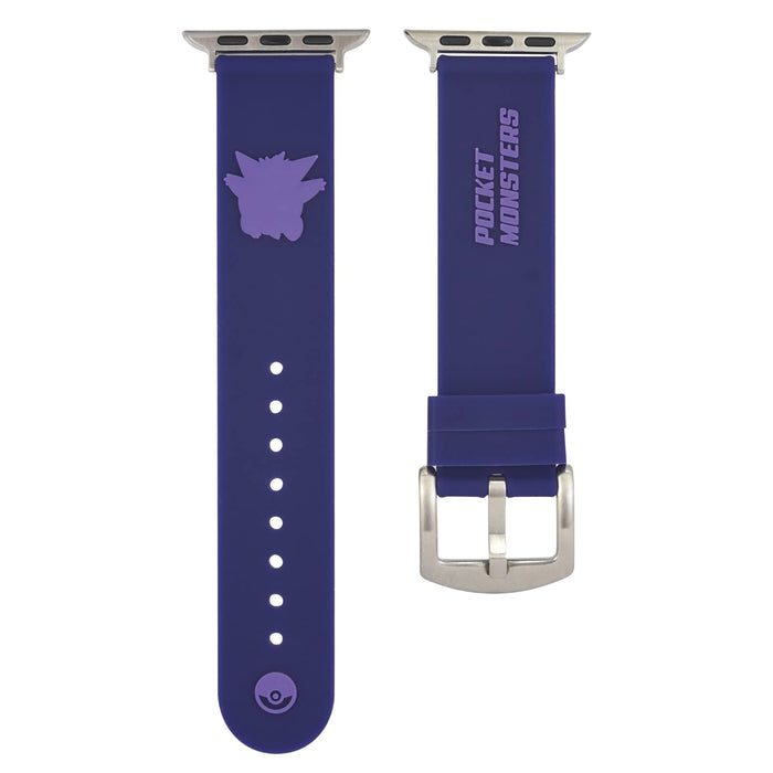 Gourmandies Pokemon Apple Watch 41/40/38Mm Silicone Band Gengar Poke-773B- Japan Figure Store - #1 Bring To You The Best Japanese Goods