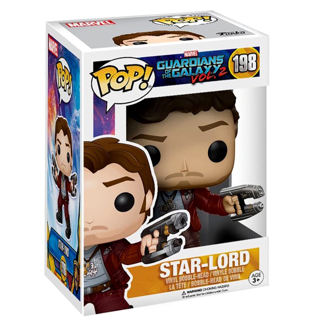 Funko Pop #198 Star-Lord Marvel Mcu Gotg Vol.2 Peter Quill Chris Pratt- Japan Figure Store - #1 Bring To You The Best Japanese Goods