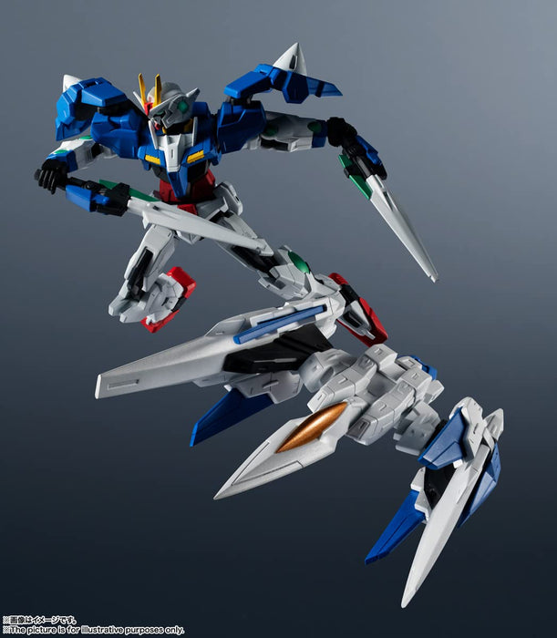 Gundam Universe Mobile Suit Gundam 00 Gn-0000 + Gnr-010 00 Raiser Approximately 150Mm Abs Pvc Pre-Painted Movable Figure- Japan Figure Store - #1 Bring To You The Best Japanese Goods