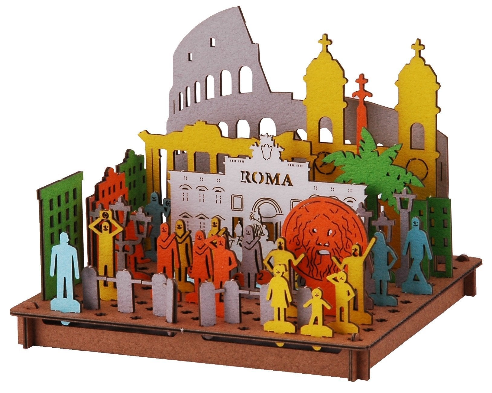 HACOMO Pusupusu Paper Craft Rome- Japan Figure Store - #1 Bring To You The Best Japanese Goods