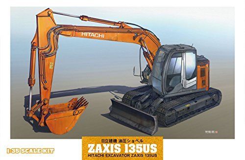 Hasegawa 1/35 Hitachi Excavator Zaxis 135us Model Kit- Japan Figure Store - #1 Bring To You The Best Japanese Goods