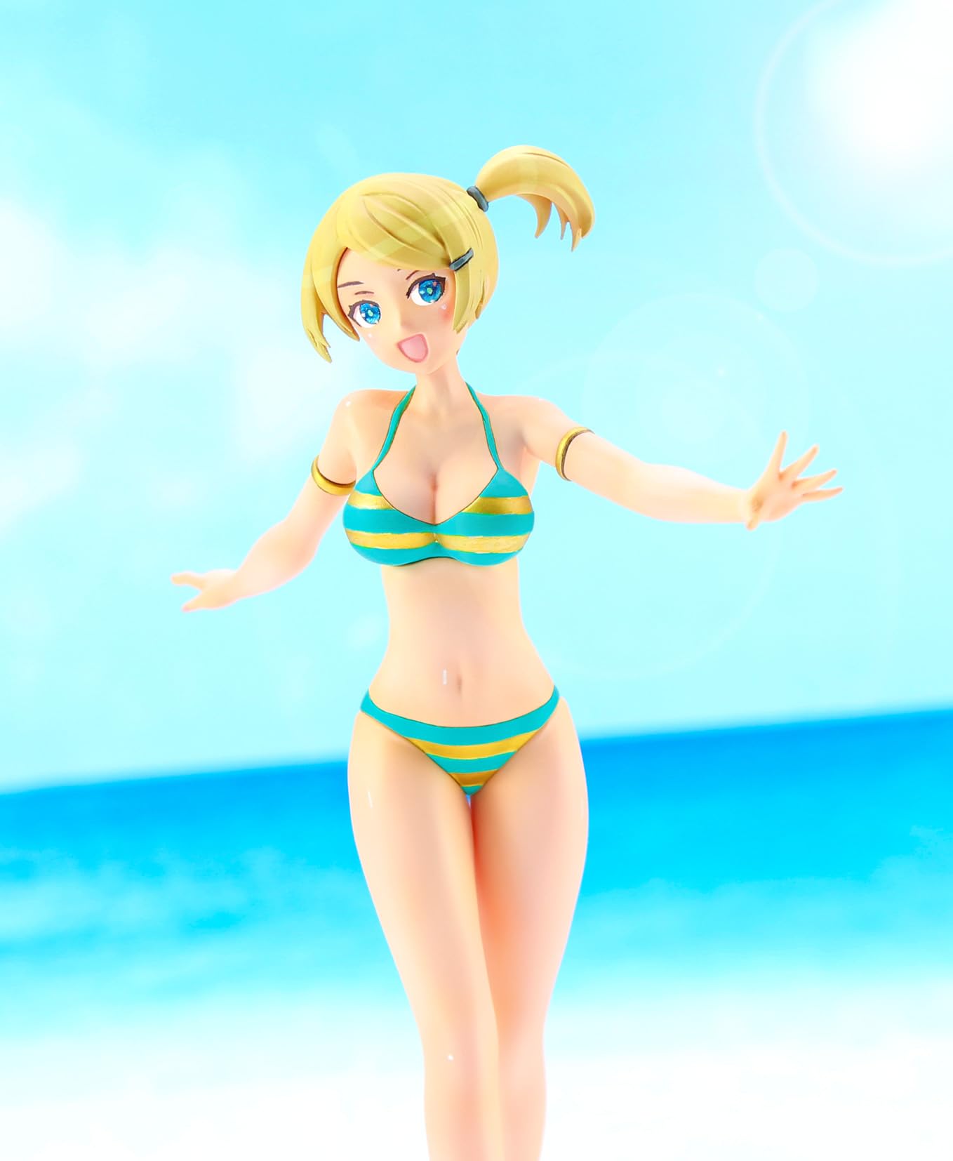 Hasegawa Egg Girls Collection 38 1/12 Amy McDonnell Bikini Resin Kit Unpainted- Japan Figure Store - #1 Bring To You The Best Japanese Goods