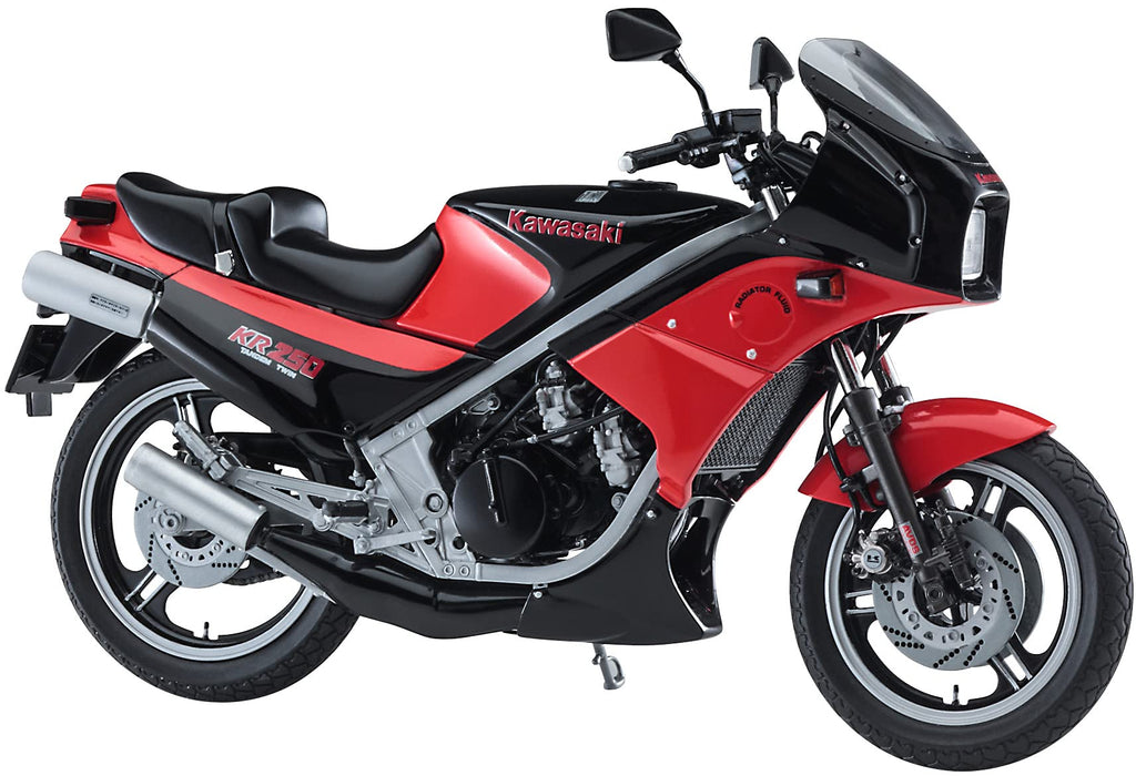 Hasegawa 1/12 Kawasaki Kr250 (Kr250A) Black / Red Japanese Plastic Motorcycle- Japan Figure Store - #1 Bring To You The Best Japanese Goods