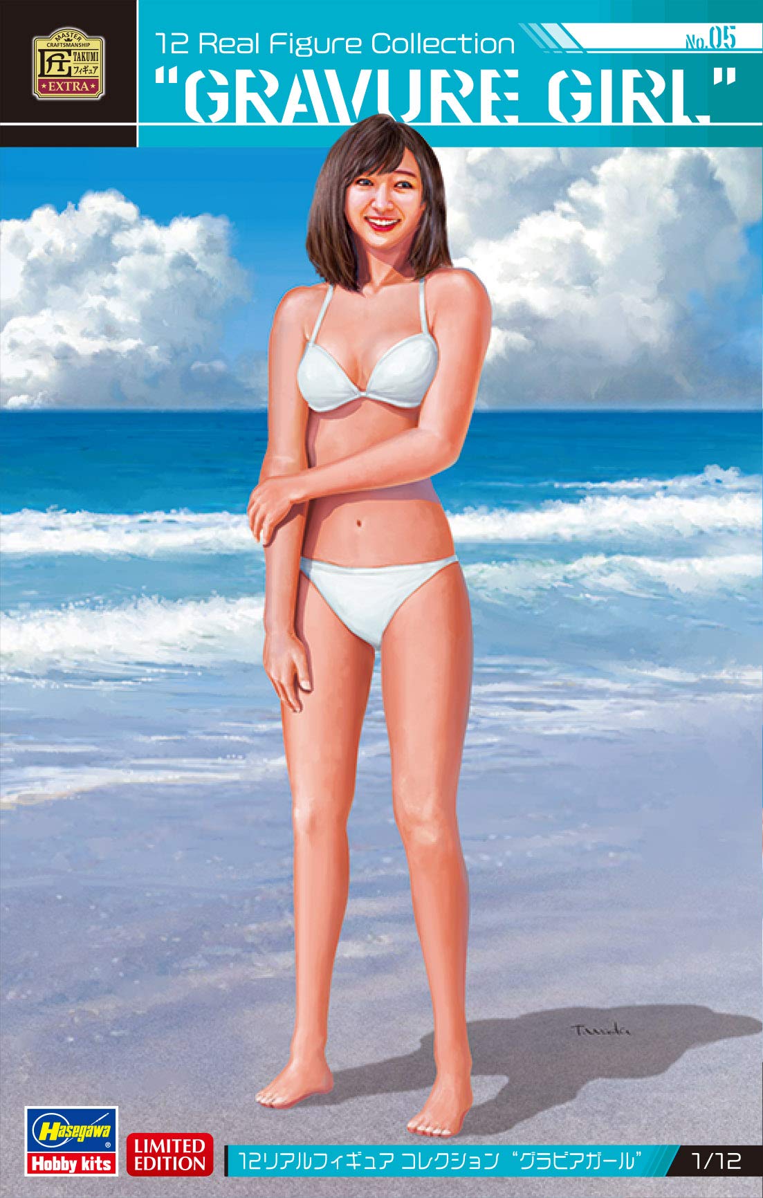 HASEGAWA - 1/12 Real Figure Collection No.05 'Gravure Girl' Plastic Model- Japan Figure Store - #1 Bring To You The Best Japanese Goods