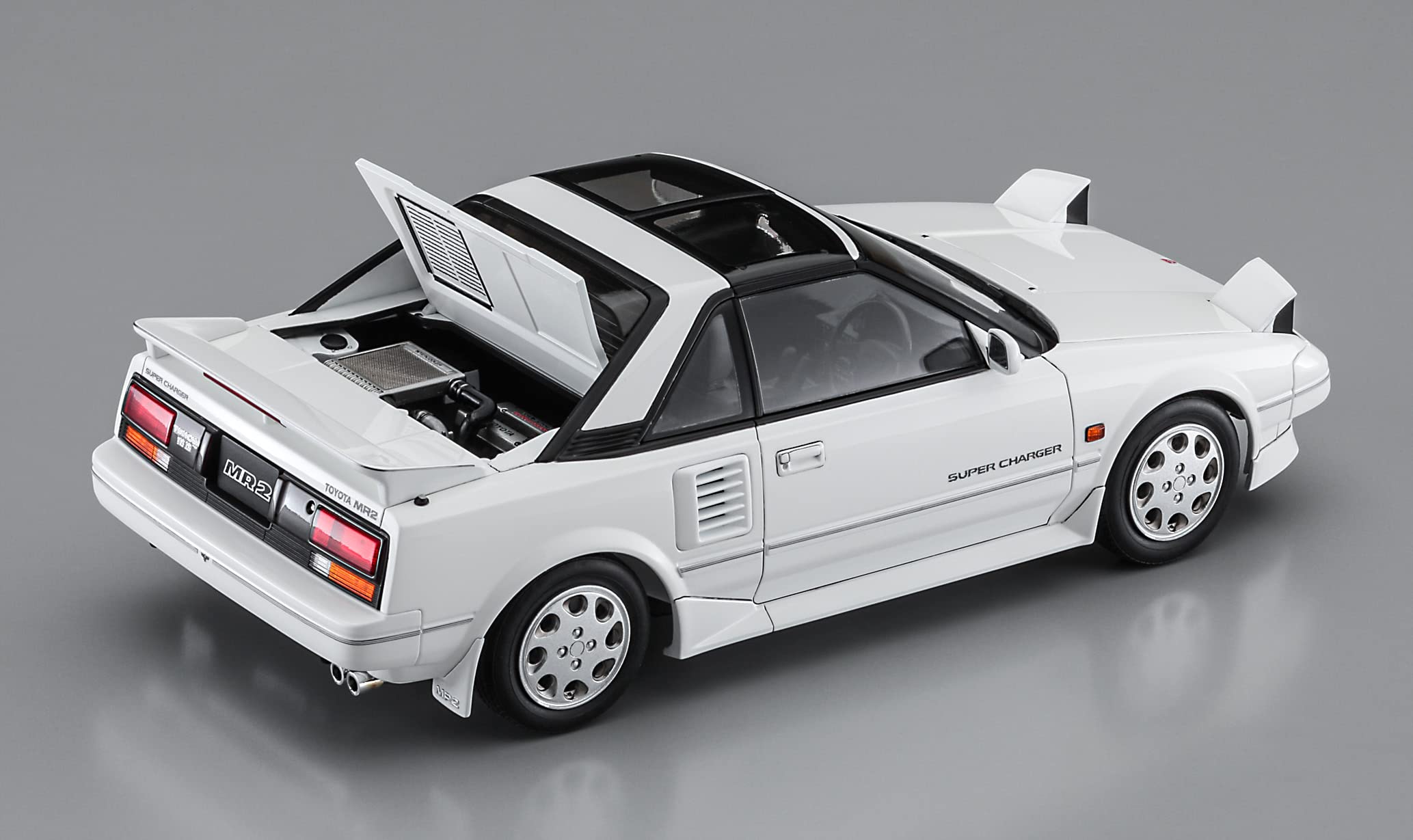 HASEGAWA 1/24 Toyota Mr2 Aw11 Late Model G-Limited Super Charger T-Bar Roof Plastic Model- Japan Figure Store - #1 Bring To You The Best Japanese Goods