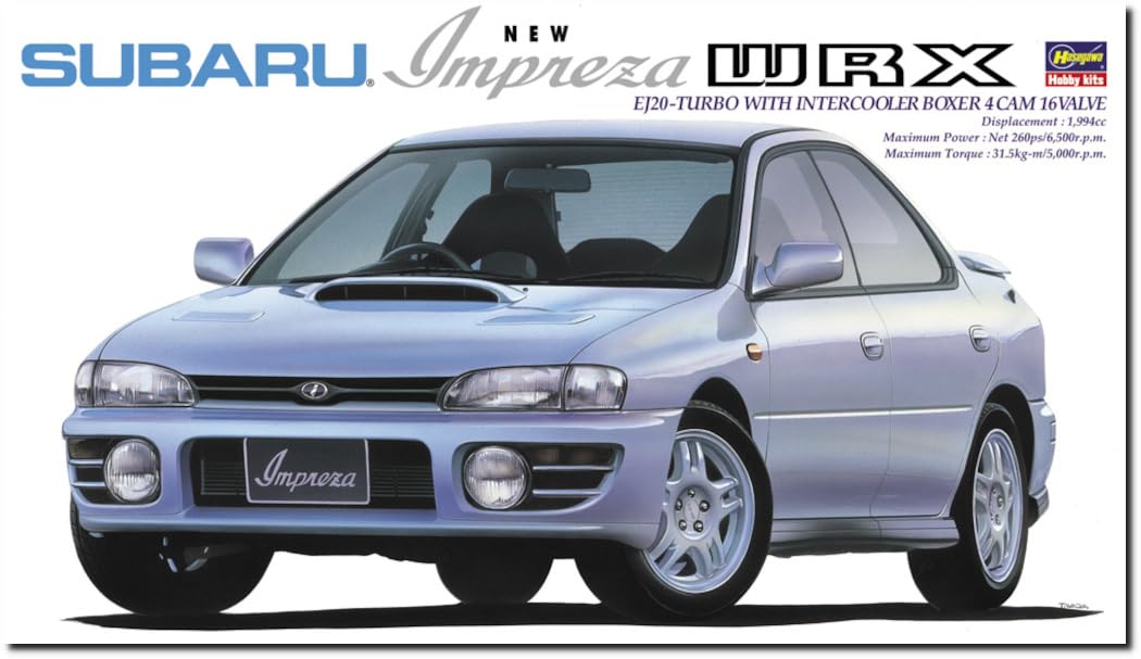 Hasegawa 1/24 Subaru Impreza WRX '94 20675- Japan Figure Store - #1 Bring To You The Best Japanese Goods