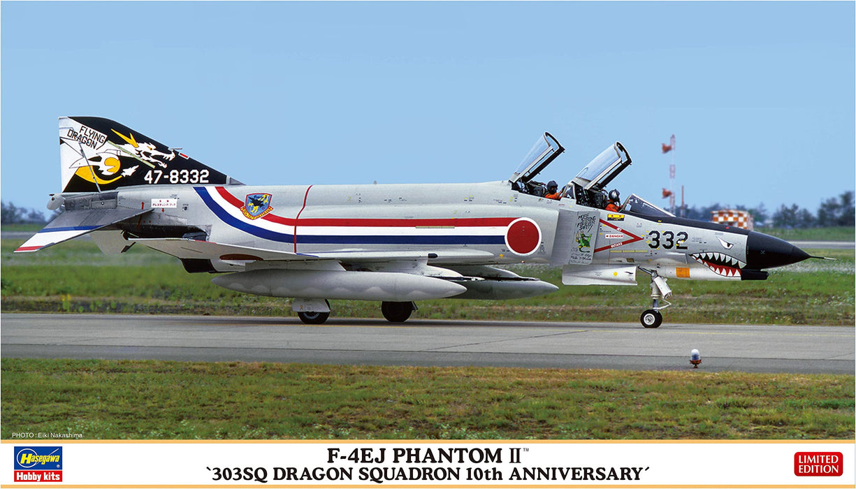 HASEGAWA 1/72 F-4Ej Phantom Ii '303Sq Dragon Squadron 10Th Anniversary' Plastic Model- Japan Figure Store - #1 Bring To You The Best Japanese Goods